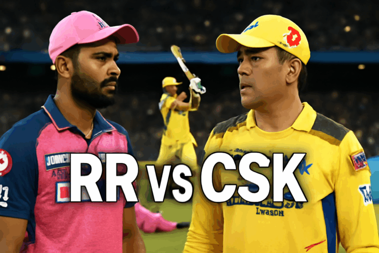 A Thrilling IPL Rivalry Between the Rajasthan Royals and the Chennai Super Kings RR vs CSK